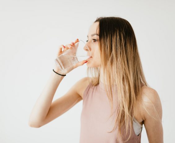 Drink lots of water while dieting