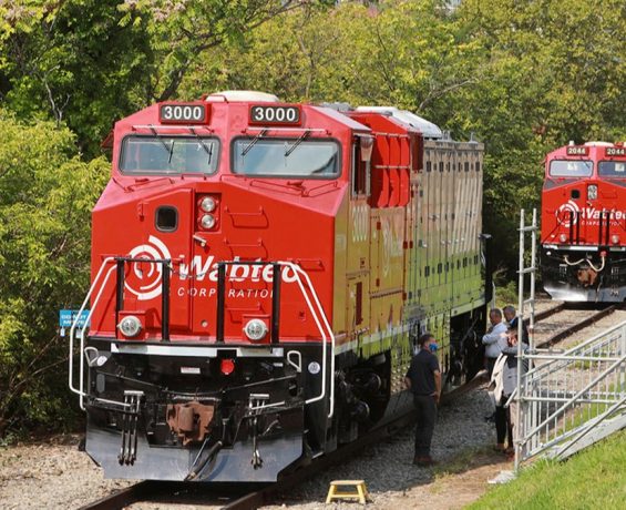 Dünyanın birinci tam elektrikli yük treni vazifeye başladı