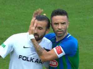 Rizespor-Altay maçında Erhan Çelenk’ten alkışlanacak hareket